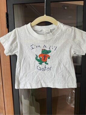 Vintage UF Florida Gators baby toddler tee 90s alligator university gainsville